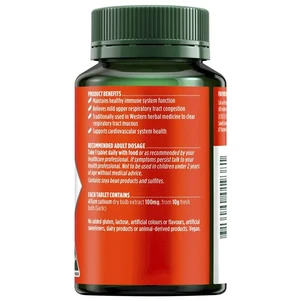 (PRE ORDER) Nature's Own High Strength Garlic 10,000mg 100 Tablets shelf life 2yrs